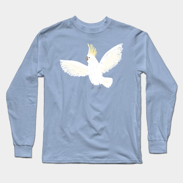 Cockatoo Long Sleeve T-Shirt by Sophie Corrigan